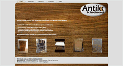 Desktop Screenshot of antik-schreinerei.info